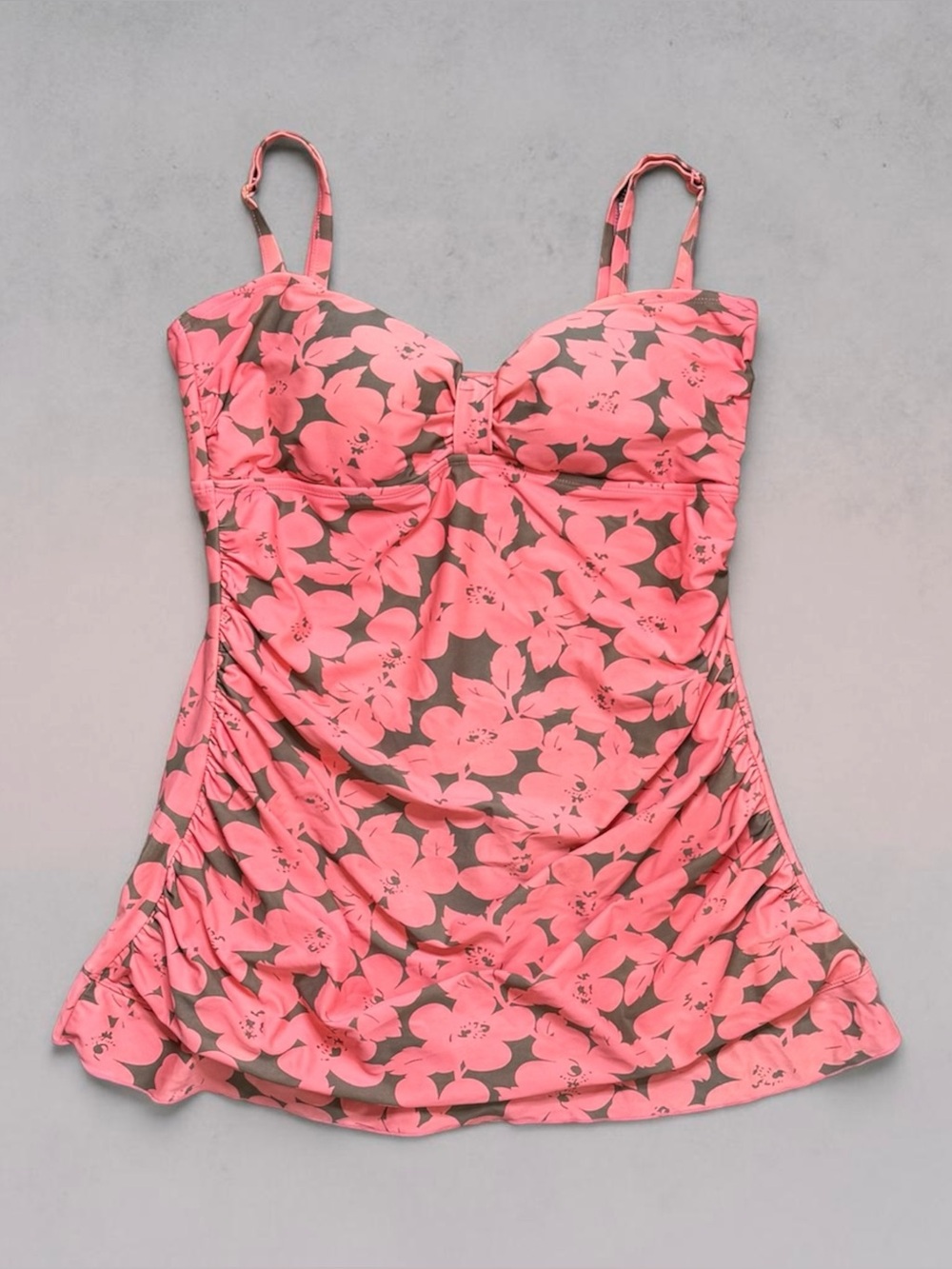 Shore Shapes Swim Dress Swimdress One Piece Swimsuit Floral 12